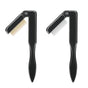 2PCS Folding Eyelash Comb, Eyelash Separator Tool, Black Eyebrow Comb Metal Teeth, Eyelash Brush Tool for V1258-DP02-B-2700