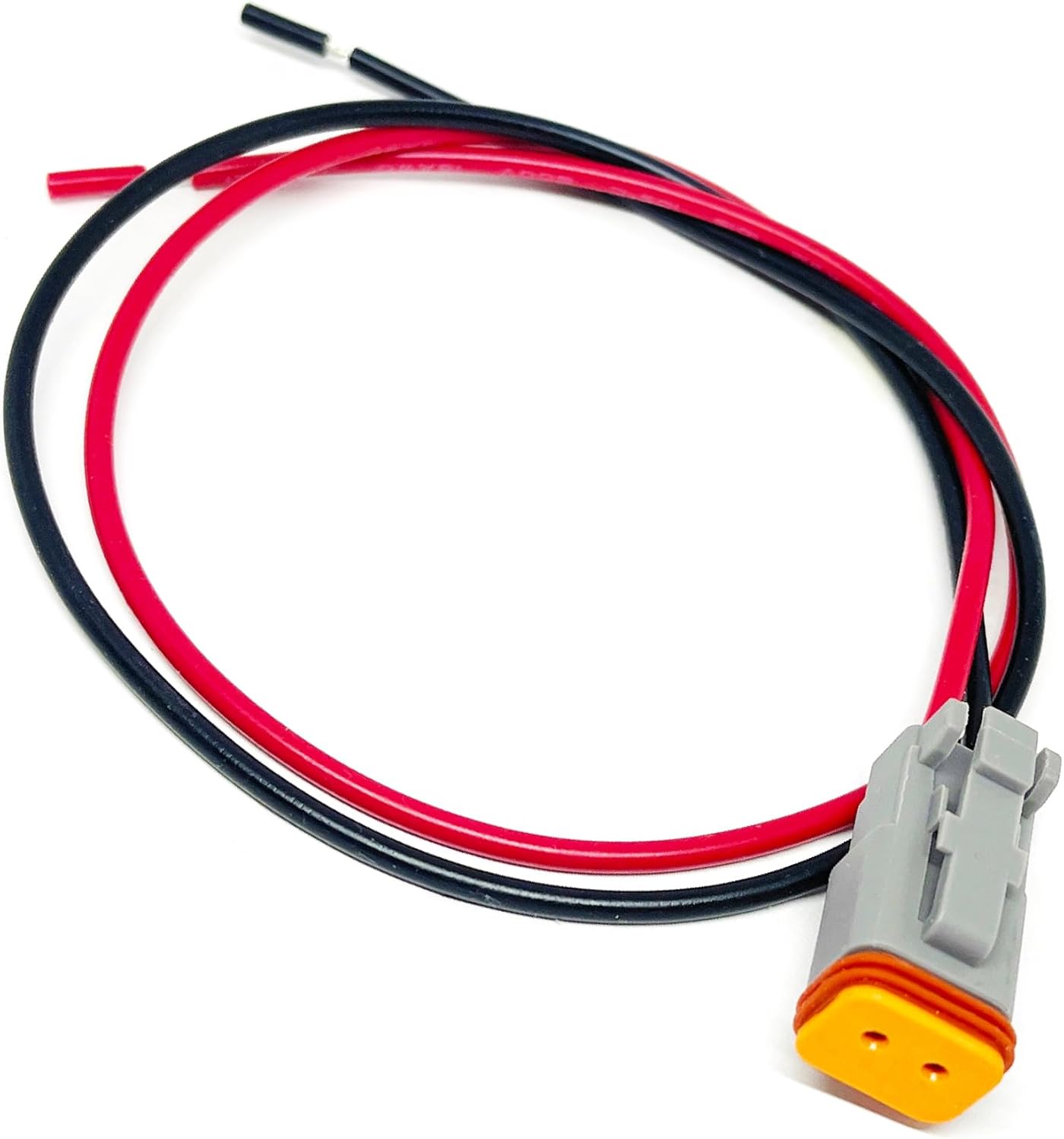 Deutsch DT Series DT06-2S 2-pin female connector with pre-attached wires (DT06-2S Connector) V1258-DP02-B-2743