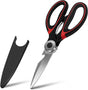 Heavy Duty Kitchen Shears with Protective Sheath Kitchen Meat Scissors, Dishwasher Safe Cooking Scissors for V1258-DP02-B-277