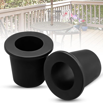 2Pcs Patio Table Umbrella Hole Ring Plug, Silicone Pool Sleeve Stabilizer Cone Wedge, Table Insert for 2-2.5 V1258-DP02-B-2824