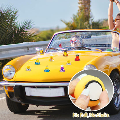 20Pcs Plastic Duck Holder Car, Rubber Duck Plug Ducks Display Fixed Mount Duck Holder, Self-Adhesive Duck V1258-DP02-B-2826