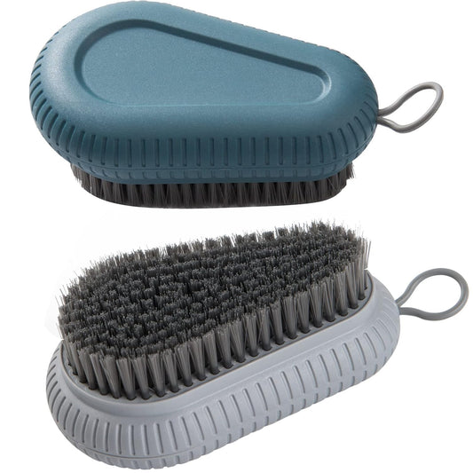 2 Pcs Nail Brush for Cleaning Fingernails, heavy Duty Finger Nail Scrub Brush Hand Scrub Brush with Hanging V1258-DP02-B-2830