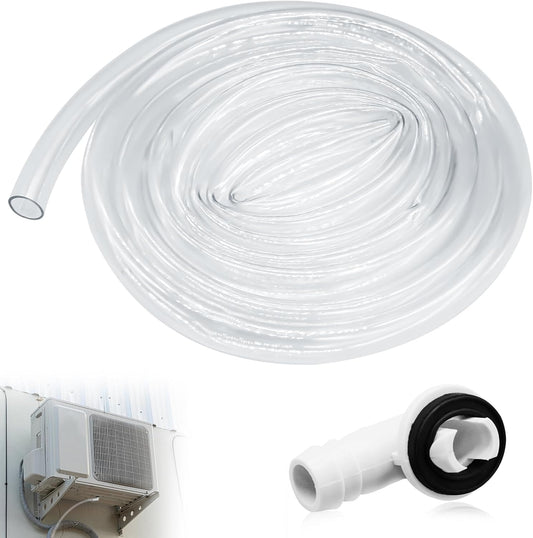 10Ft Portable Air Conditioner Drain Hose, 3/5 Inch Leakproof AC Drain Hose Kit, Universal AC Drain Hose Drain V1258-DP02-B-2833