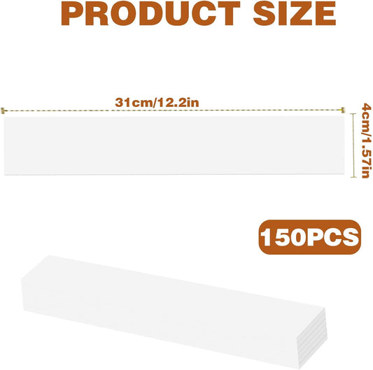 150Pcs Vellum Belly Band for 5x7 Invitations, Clear Invitation Belly Bands Wedding Invitation Accessories, V1258-DP02-B-2838