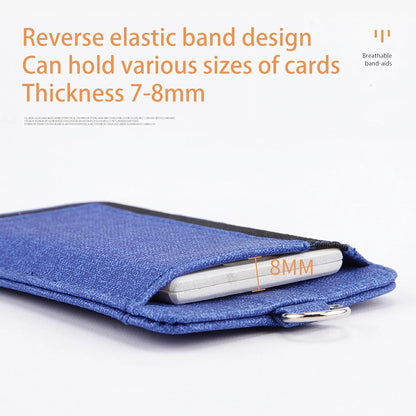 PU Leather ID Badge Holder with Clear Window, Vertical ID Card Holder, Dual Card Slots, 1-Pack Card Holder, 4 V1258-DP02-B-2888
