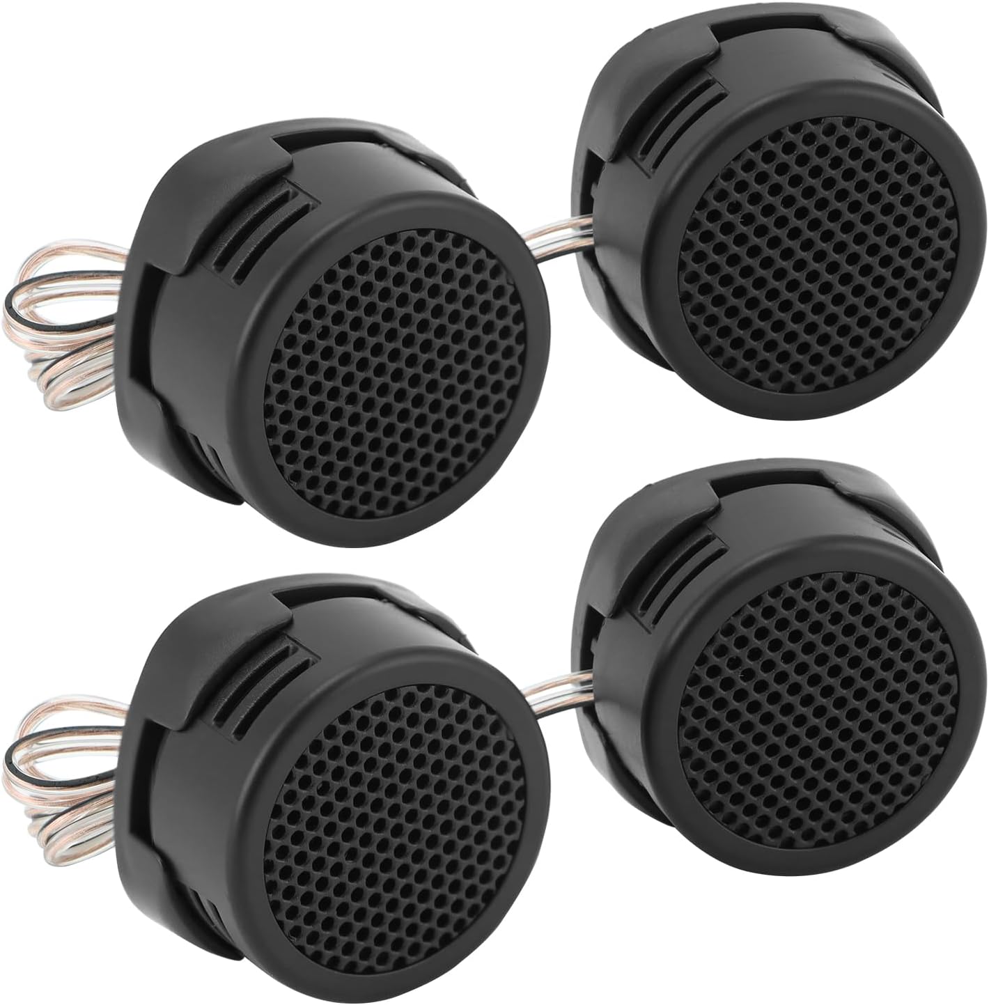 2 Pairs High-Power Neodymium Silk Dome Tweeter Set - 500W, 4 Ohm, Super High Frequency,-for Mini Car Audio V1258-DP02-B-2904