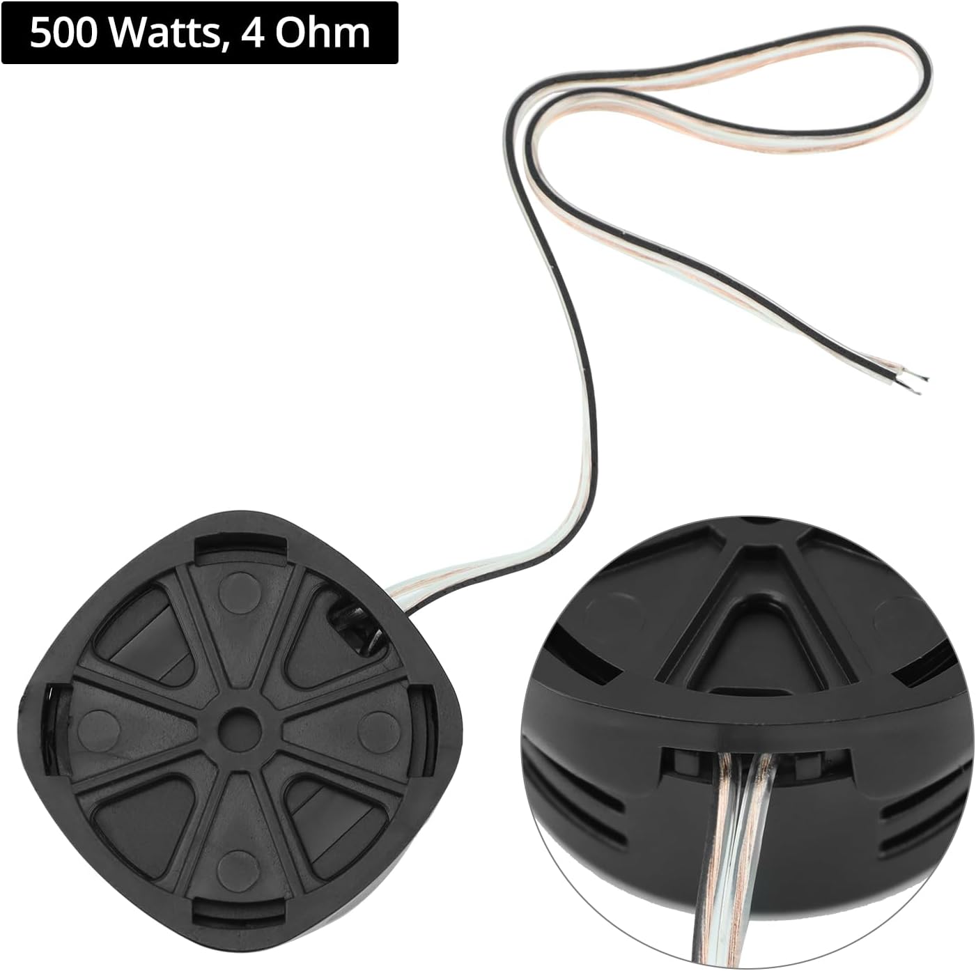2 Pairs High-Power Neodymium Silk Dome Tweeter Set - 500W, 4 Ohm, Super High Frequency,-for Mini Car Audio V1258-DP02-B-2904