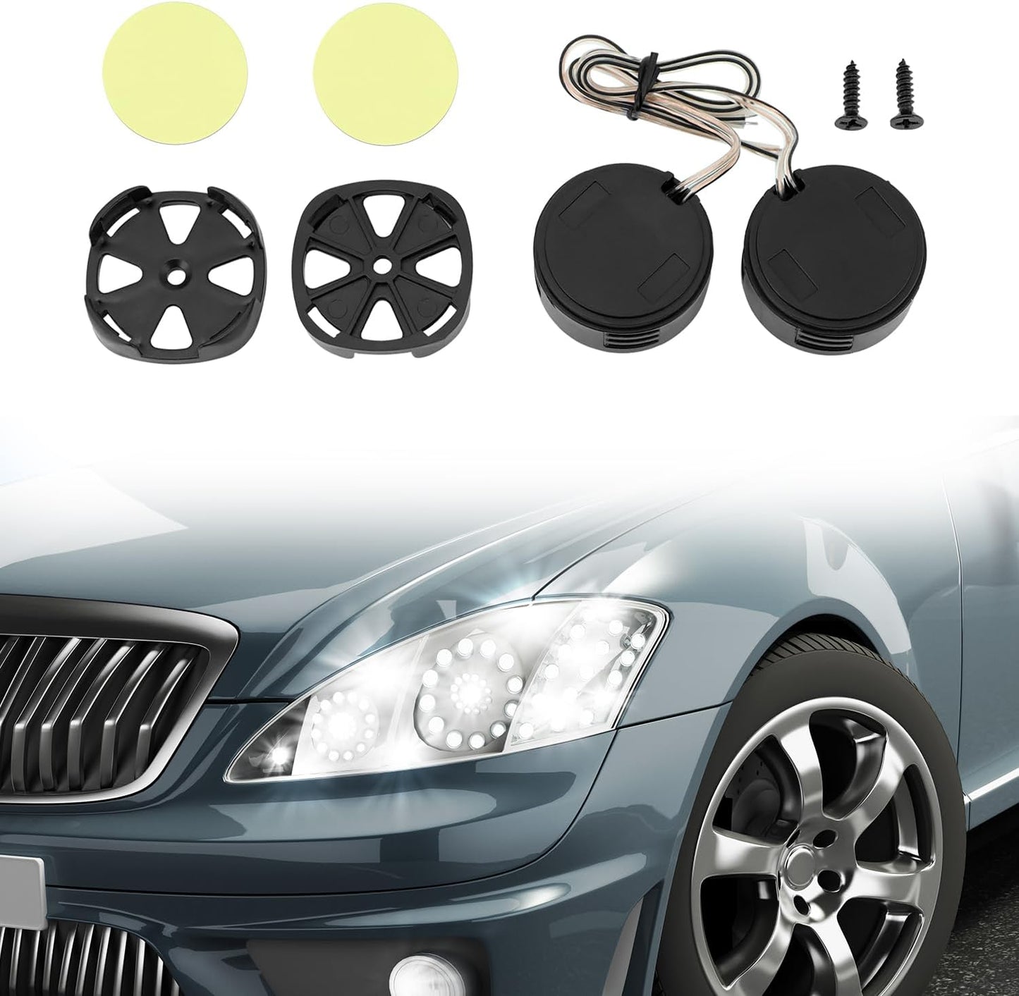 2 Pairs High-Power Neodymium Silk Dome Tweeter Set - 500W, 4 Ohm, Super High Frequency,-for Mini Car Audio V1258-DP02-B-2904