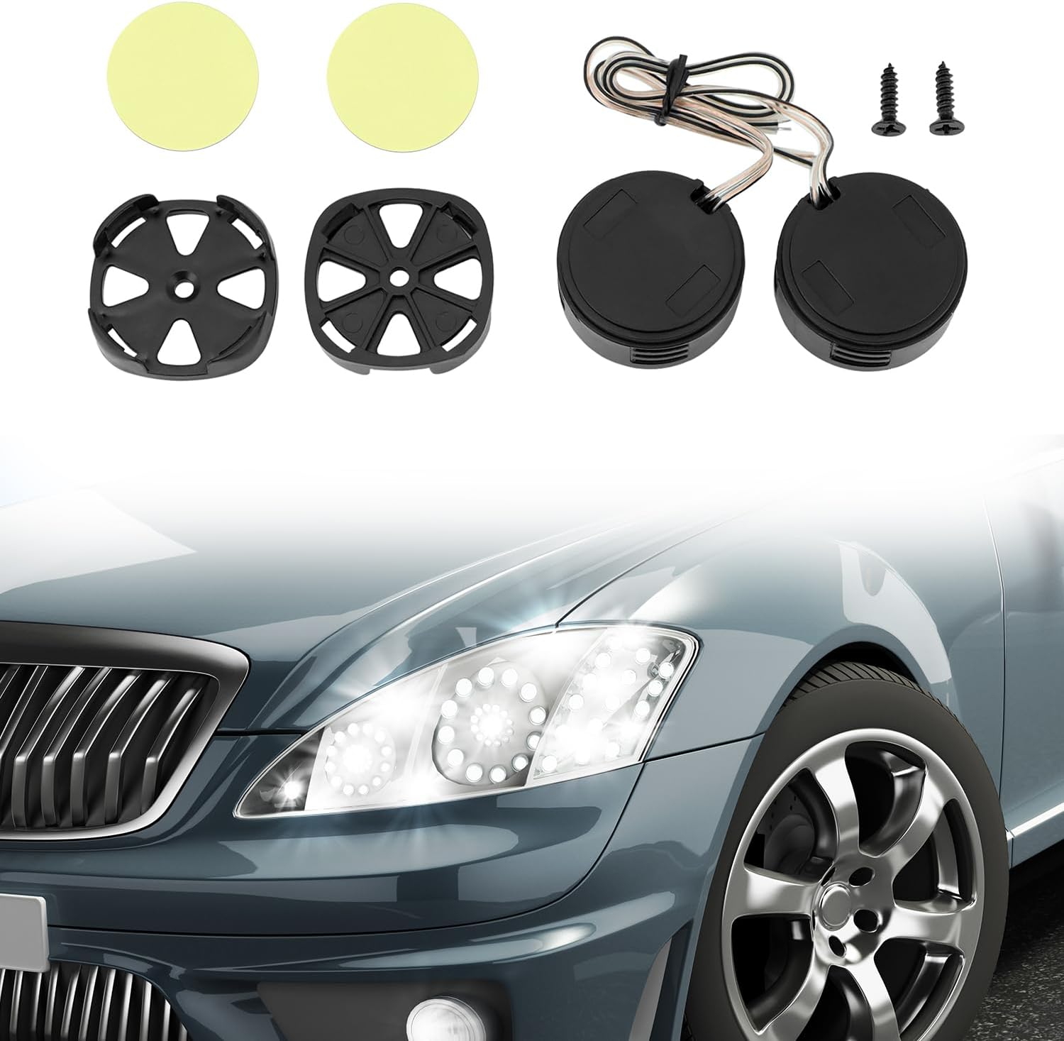 2 Pairs High-Power Neodymium Silk Dome Tweeter Set - 500W, 4 Ohm, Super High Frequency,-for Mini Car Audio V1258-DP02-B-2904