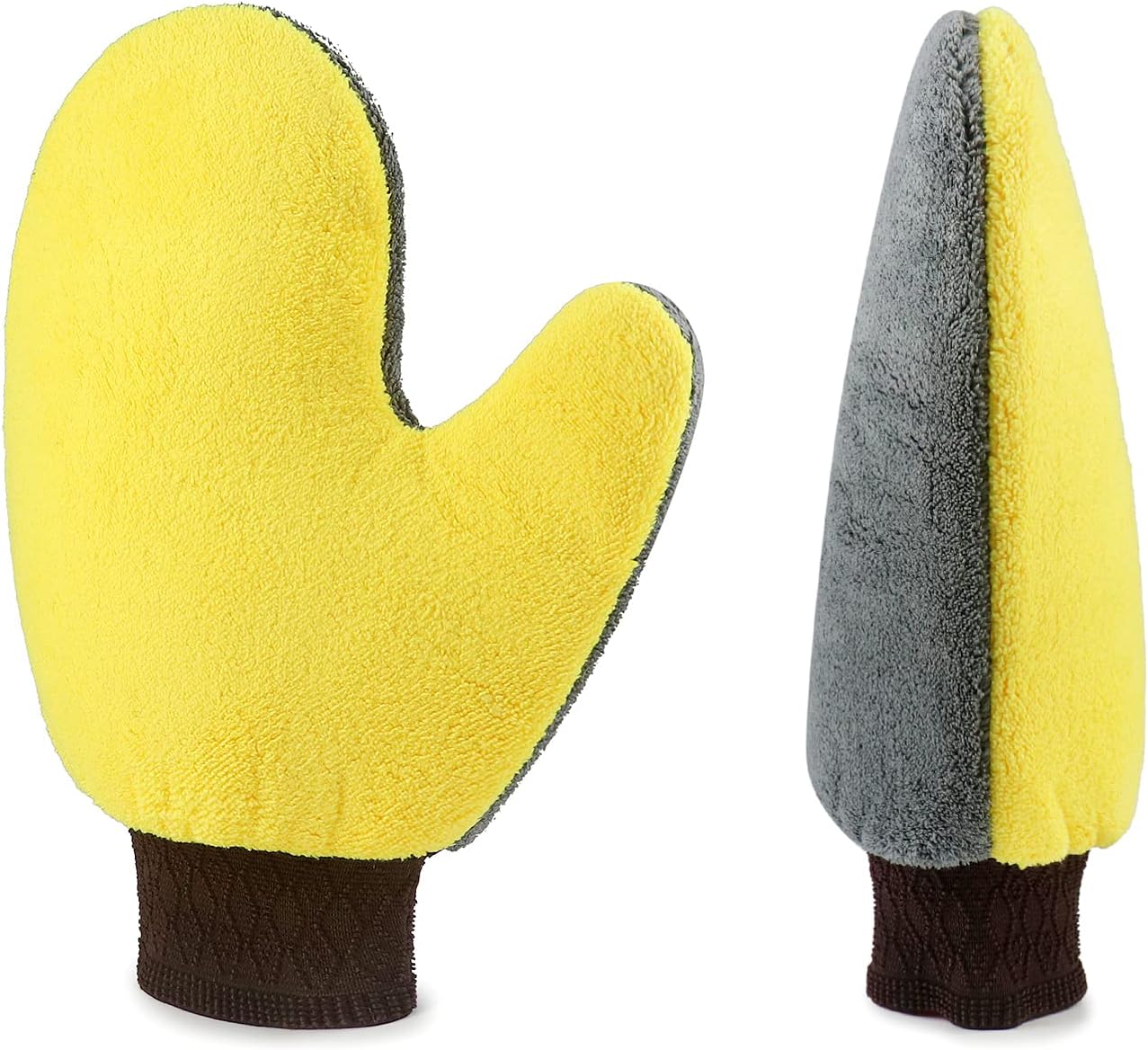 4 Pack Painter's Gloves, Soft Microfiber Terry Mitts for Cleaning, Dusting, and Painting V1258-DP02-B-2907