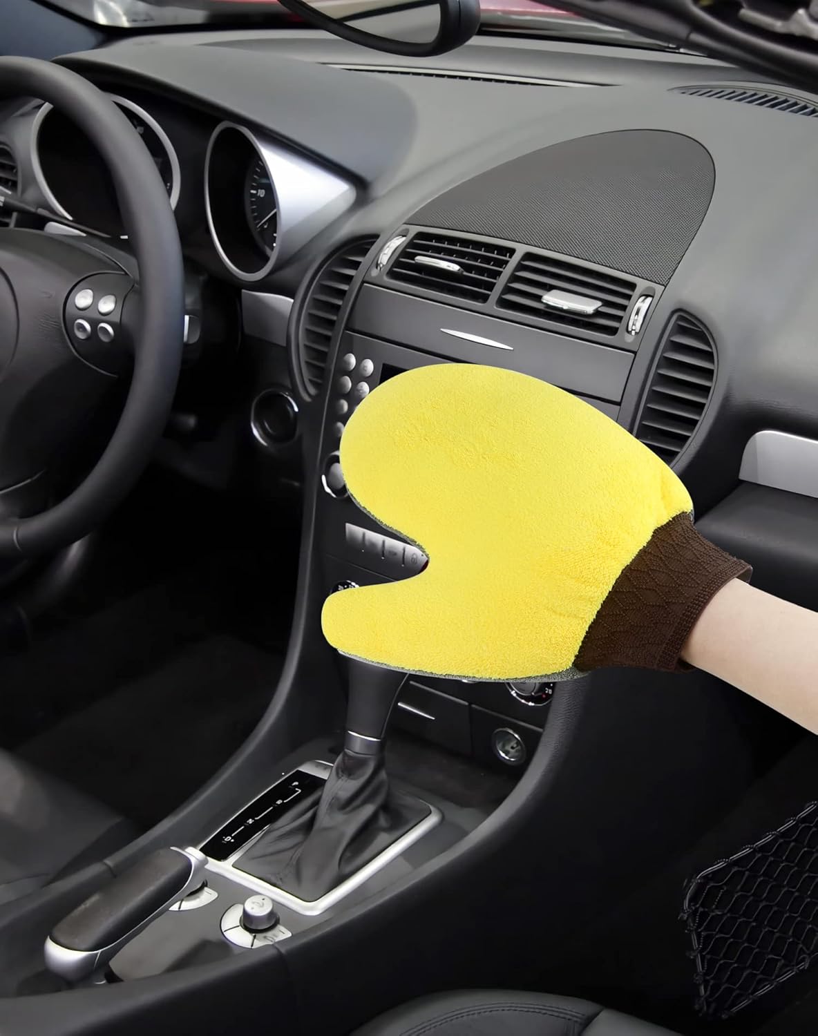 4 Pack Painter's Gloves, Soft Microfiber Terry Mitts for Cleaning, Dusting, and Painting V1258-DP02-B-2907