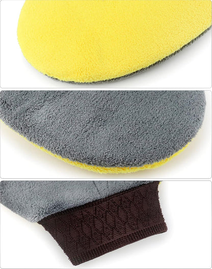 4 Pack Painter's Gloves, Soft Microfiber Terry Mitts for Cleaning, Dusting, and Painting V1258-DP02-B-2907