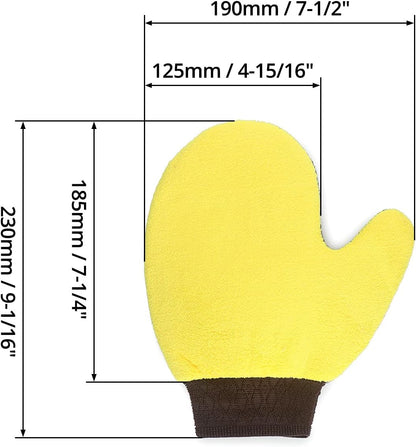 4 Pack Painter's Gloves, Soft Microfiber Terry Mitts for Cleaning, Dusting, and Painting V1258-DP02-B-2907