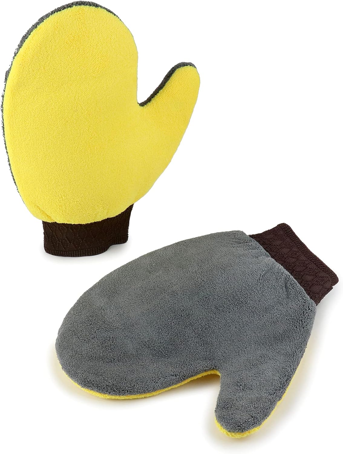 4 Pack Painter's Gloves, Soft Microfiber Terry Mitts for Cleaning, Dusting, and Painting V1258-DP02-B-2907
