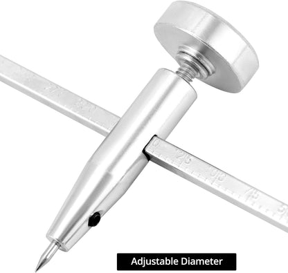 Durable Drywall Circle Cutter, Sturdy Metal Construction V1258-DP02-B-2908