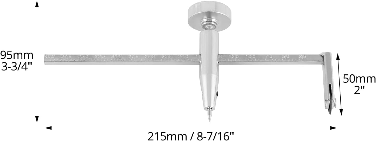 Durable Drywall Circle Cutter, Sturdy Metal Construction V1258-DP02-B-2908