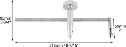 Durable Drywall Circle Cutter, Sturdy Metal Construction V1258-DP02-B-2908