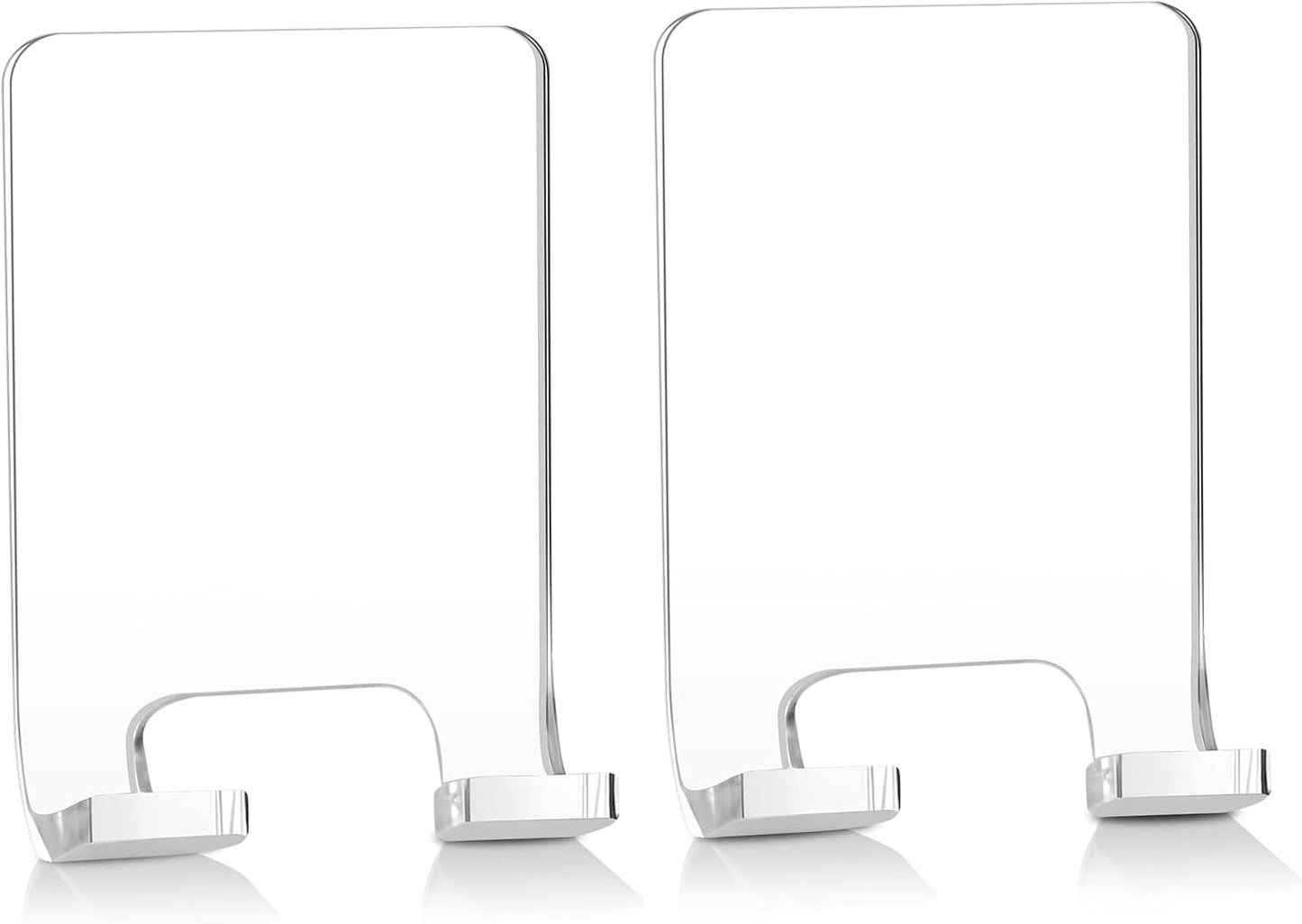 Adhesive Razor Holder, Wall Mount Shower Razor Hooks for His and Hers, Acrylic, Waterproof, Clear, 2 Pcs V1258-DP02-B-292