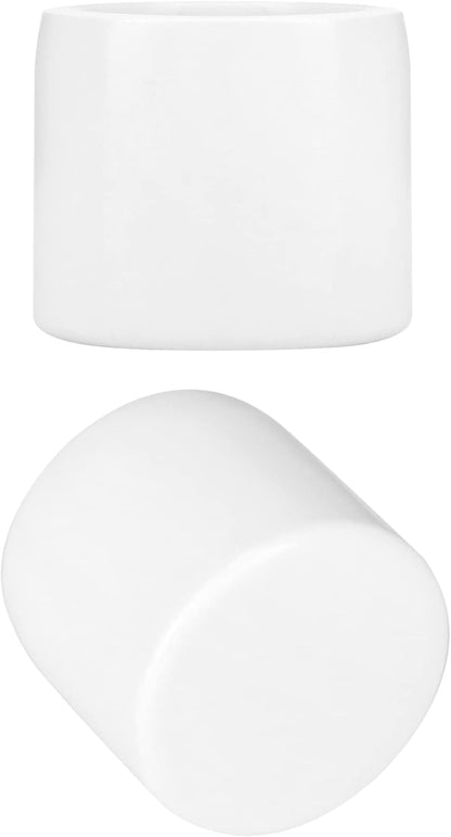 PVC Pipe End Cap Fitting, 20 Pack 1/2" Furniture Grade SCH40 Pipe Plug Socket Fitting, External End Cap, White V1258-DP02-B-2925