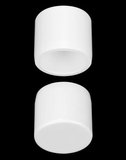 PVC Pipe End Cap Fitting, 20 Pack 1/2" Furniture Grade SCH40 Pipe Plug Socket Fitting, External End Cap, White V1258-DP02-B-2925