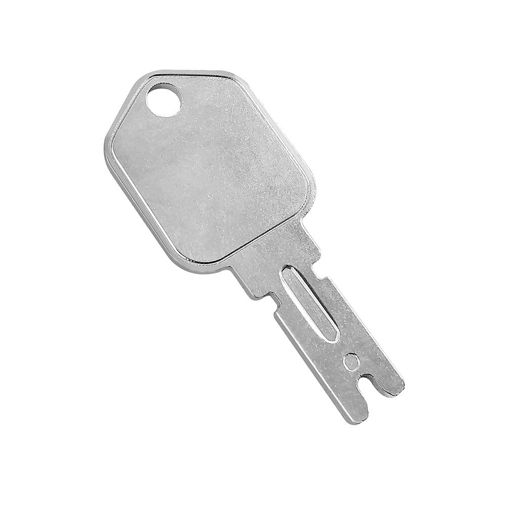 Ignition Keys, 10 Pack 166 Forklift Key Hyster Heavy Equipment Keys for Clark Yale Hyster Komatsu Crown V1258-DP02-B-2927
