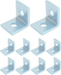 10-Pack Heavy Duty L-Shaped Connector Brackets - 2 Hole, Compatible with All 1-5/8" Strut Channels, 1/2" Bolt V1258-DP02-B-2930