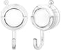 Wreath Hanger, Large Twist Lock Suction Cup Wreath Hooks, Heavy Duty, 22 LB Capacity, Removable and Reusable, V1258-DP02-B-294