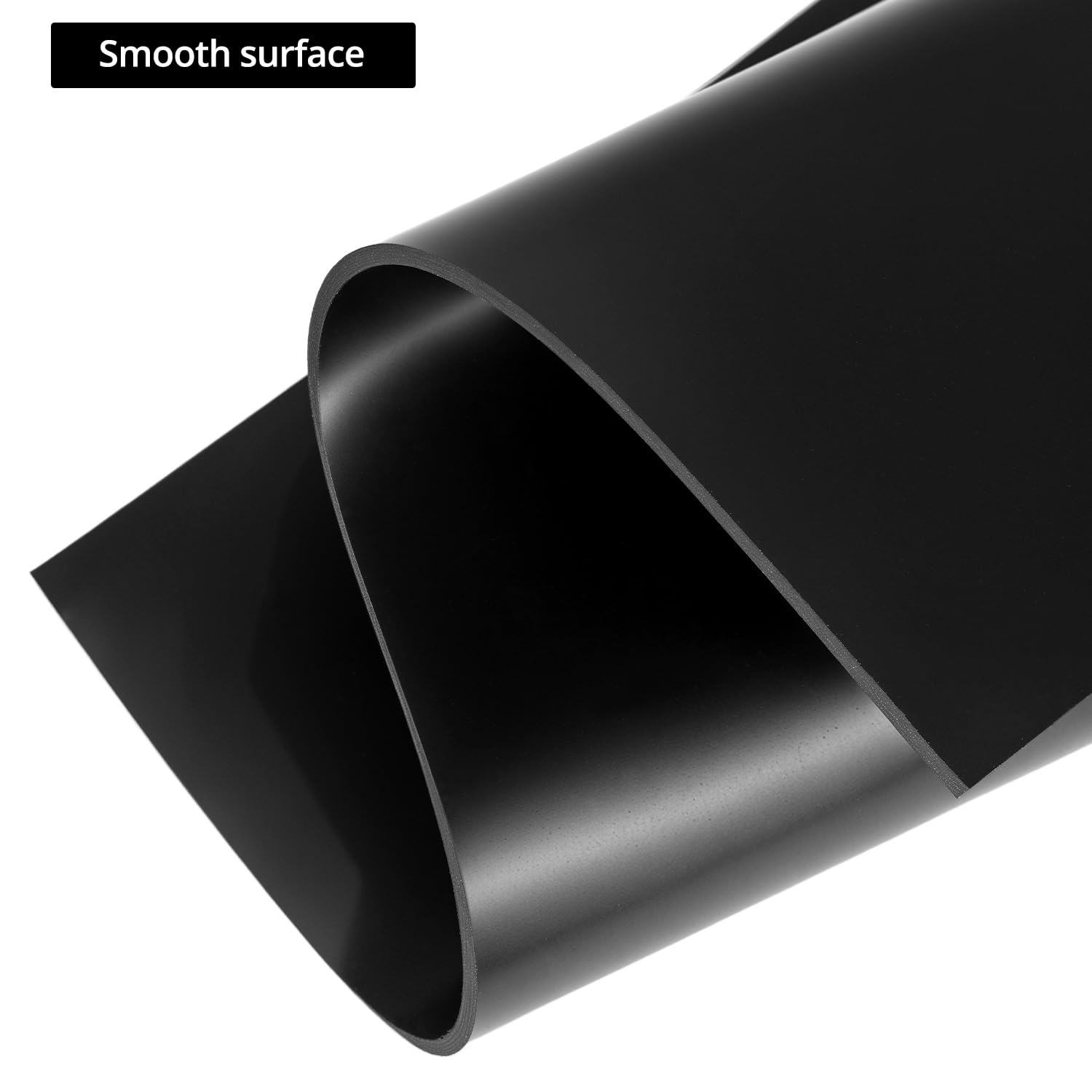 Rubber Sheet Roll, Solid Rubber Gasket Strip, 12" W x 12" L 1/8" Thick, for Sealing, Bumpers, Weather V1258-DP02-B-2940