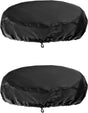 Drum Cover for 55 Gallon Industrial Barrel, 2 Pack High Density Nylon Oxford Fabric Covers with Excellent V1258-DP02-B-2946