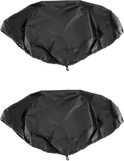 Drum Cover for 55 Gallon Industrial Barrel, 2 Pack High Density Nylon Oxford Fabric Covers with Excellent V1258-DP02-B-2946