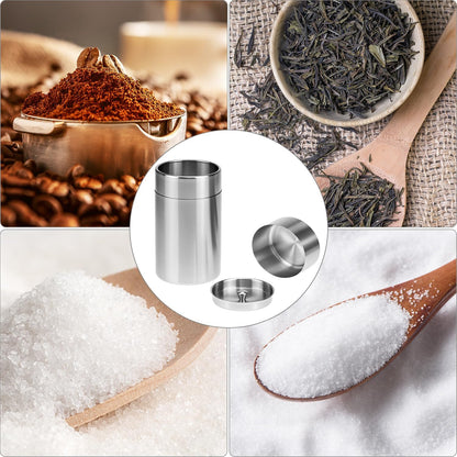 304 Stainless Steel Airtight Storage Container, Multifunctional 550ml, Ideal for Coffee, Tea, Sugar, Flour V1258-DP02-B-2947