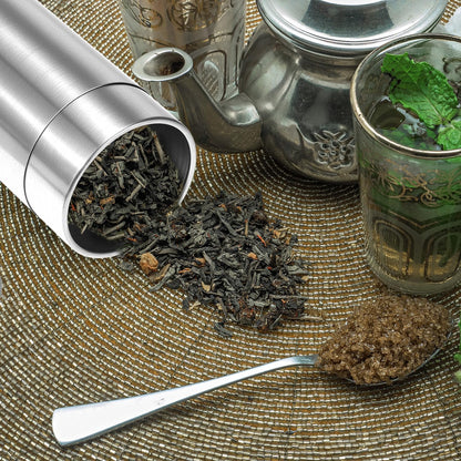 304 Stainless Steel Airtight Storage Container, Multifunctional 550ml, Ideal for Coffee, Tea, Sugar, Flour V1258-DP02-B-2947