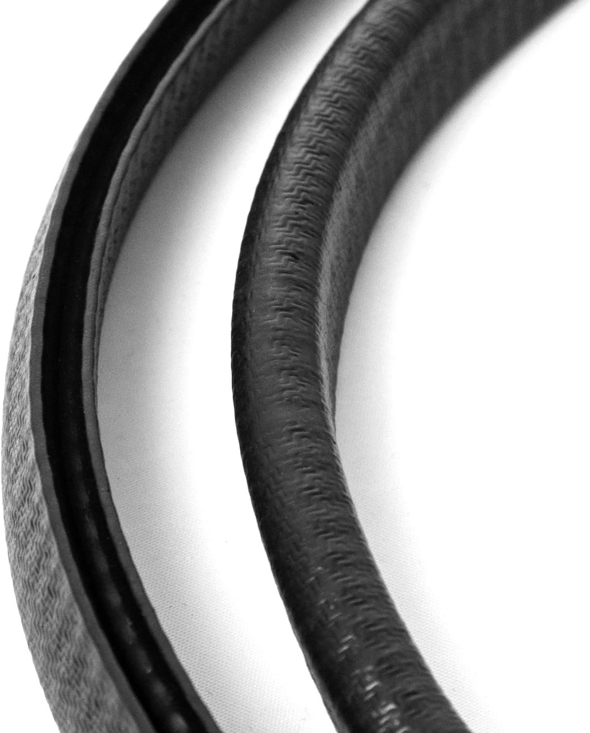 U-Shape Edge Trim, 10 Feet Weather Stripping Car Door Edge Protector, Flexible Push-On Rubber Guard for 1/4" V1258-DP02-B-2964