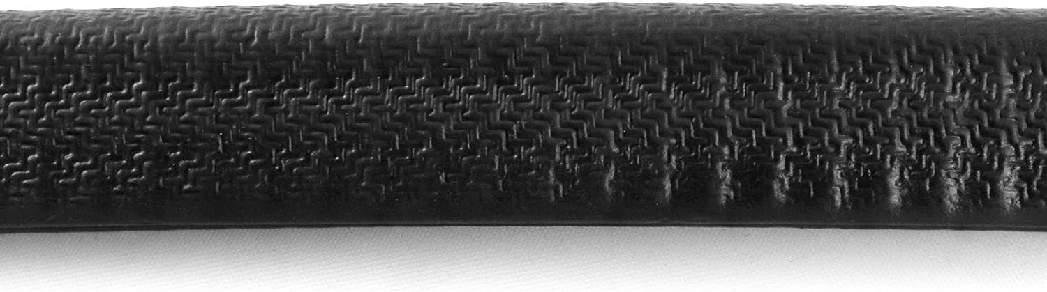 U-Shape Edge Trim, 10 Feet Weather Stripping Car Door Edge Protector, Flexible Push-On Rubber Guard for 1/4" V1258-DP02-B-2964