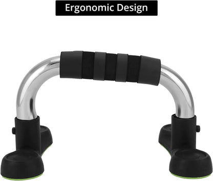 Steel Push Up Handles for Floor, Portable Push Up Stands with Non-Slip Grip, Angled Incline V1258-DP02-B-2967