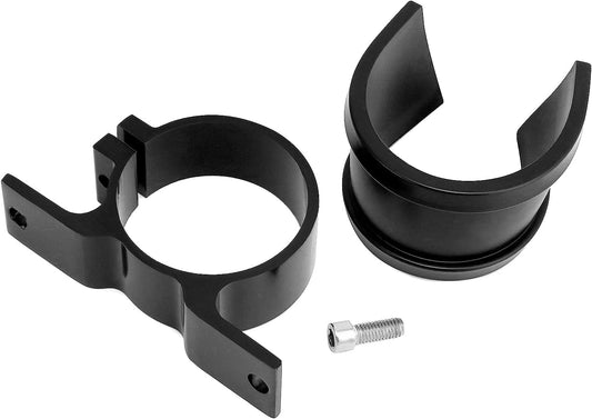 Fuel Pump Clamp Holder, 2 Pack 50mm Fuel Filter Mounting Bracket, Premium Aluminum Alloy Oil/Fuel Pump V1258-DP02-B-2974