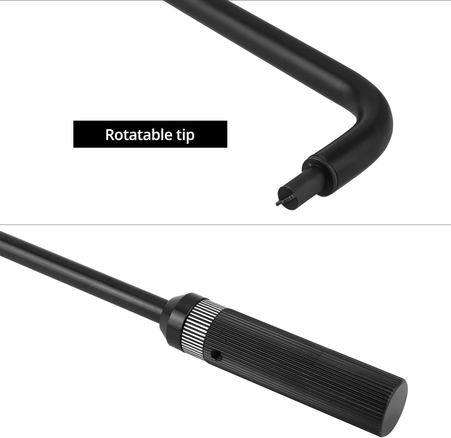 High-Precision Pilot Screw Adjusting Tool - 16.34" Carburetor Adjustment Screwdriver with 110 degrees Angled V1258-DP02-B-2978