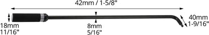 High-Precision Pilot Screw Adjusting Tool - 16.34" Carburetor Adjustment Screwdriver with 110 degrees Angled V1258-DP02-B-2978