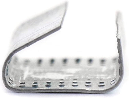 Strapping Open Seal, 200 Pcs Banding Clip Snap-On Gripper Strap Clip for 1/2" Width Strap V1258-DP02-B-2979