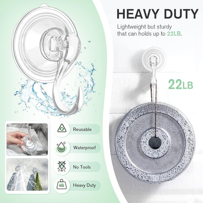 Large Suction Cup Hooks and Small Suction Cup Hooks Bundle V1258-DP02-B-299