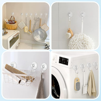 Large Suction Cup Hooks and Small Suction Cup Hooks Bundle V1258-DP02-B-299