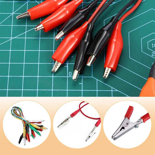 100 Pcs Metal Alligator Clips 2 Inch, 51mm Electrical Steel Crocodile Clips Spring Clamps Silver Tone Nickel V1258-DP02-B-2993