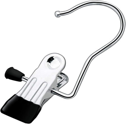 Boot Hanging Clips Hooks - 8 Pcs Boot Hangers Laundry Clips Stainless Steel Clothes Pins for Drying Sock V1258-DP02-B-2996