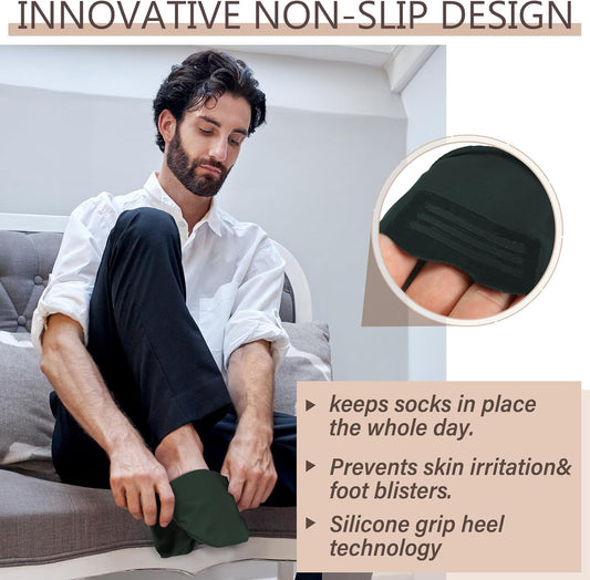 10 Pairs No Show Socks Women Men Low Cut Liner Socks Ice Silk Socks Nonslip Liner Socks Invisible Socks Thin V1258-DP02-B-3031