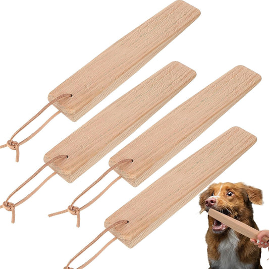 2 Pcs Break Stick Dog Fight 10.04'' x 1.77'' x 0.79'' Dog Stick Toy with Ropes for Training German Shepherd V1258-DP02-B-3059