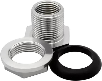1" Female Bulkhead Water Tank Connector Stainless Steel Thru-bulk Fitting V1258-DP02-B-3114