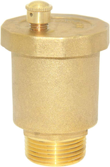 Brass 10500-VE Automatic Float Valve, 3/4" Male Thread Air Release Valve Air Bleeder Valve Vent Valve V1258-DP02-B-3120