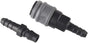 Quick Disconnect Set, Air Hose Fitting Quick Connect Coupler, 3/8" Barb Hose, Air Compressor Accessories V1258-DP02-B-3121