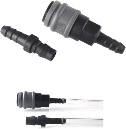Quick Disconnect Set, Air Hose Fitting Quick Connect Coupler, 3/8" Barb Hose, Air Compressor Accessories V1258-DP02-B-3121