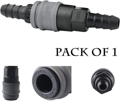 Quick Disconnect Set, Air Hose Fitting Quick Connect Coupler, 3/8" Barb Hose, Air Compressor Accessories V1258-DP02-B-3121